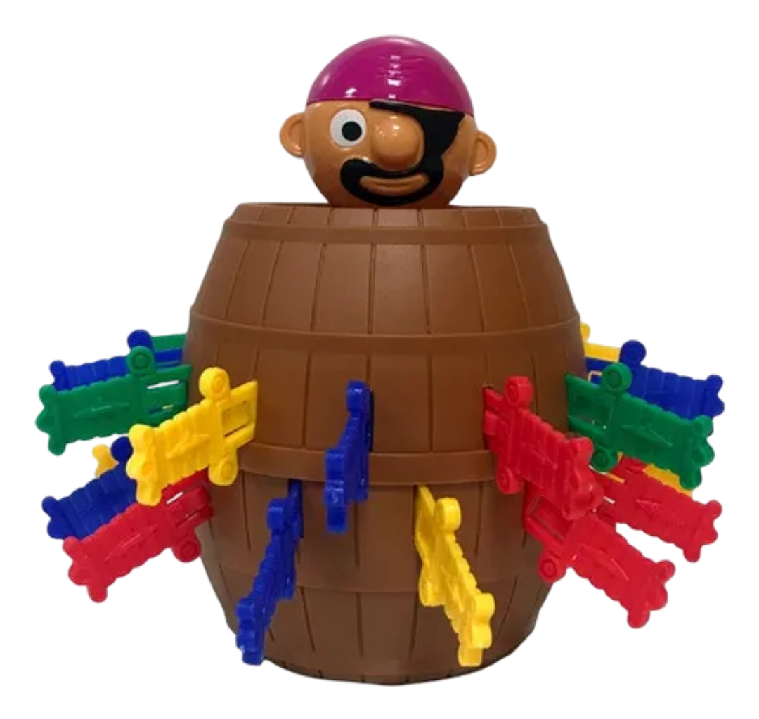 Juego De Mesa Pirata Saltarín Barril Juguete Infantil Niños